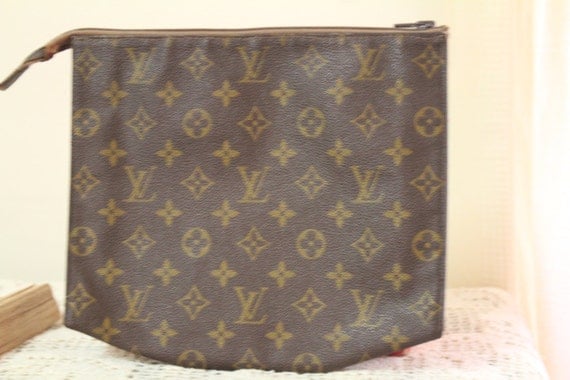 Vintage Authentic Louis Vuitton Clutch Bag by TreasuresFromUs