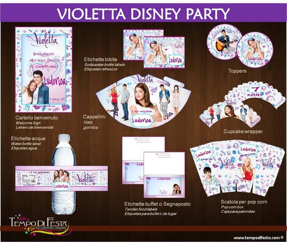 Violetta Disney Printable Party Il_570xn