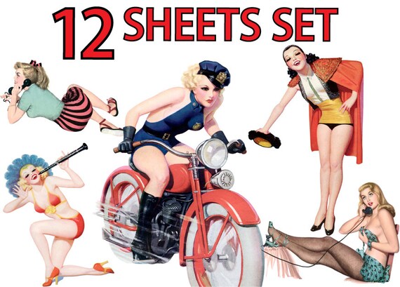 vintage pin up clipart - photo #22