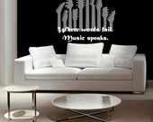 Items similar to Look into my eyes and hear Vinyl Quote Vinyl