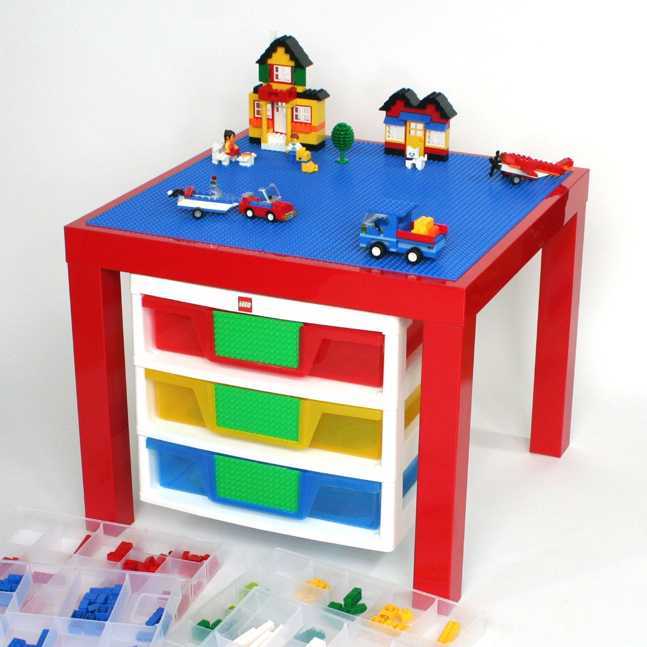 lego three drawer storage unit