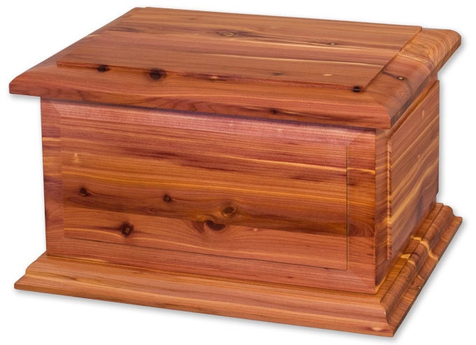 Boston Cedar Wood Cremation Urn