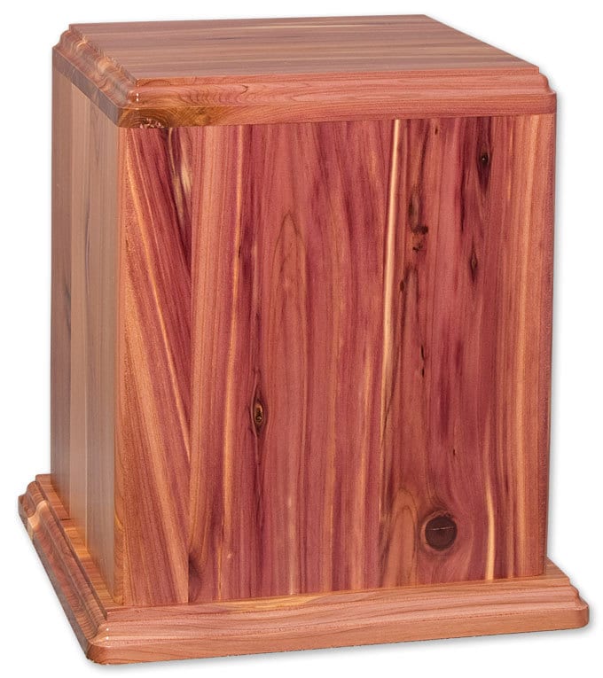 Cedar Newport Wood Cremation Urn
