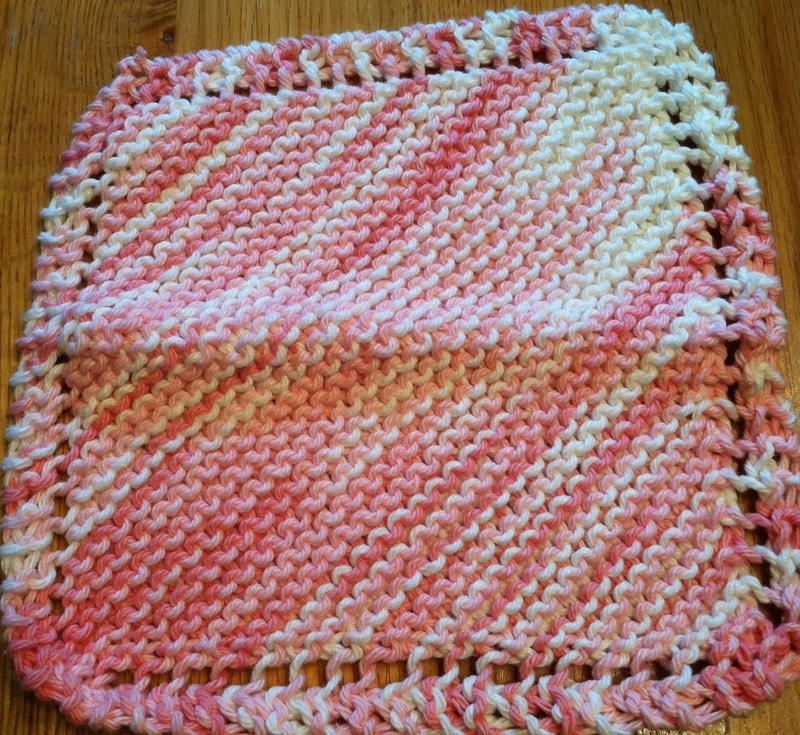 Items similar to Knitted Dish Cloth on Etsy