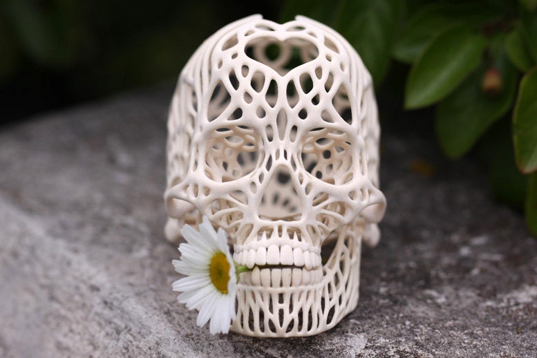 3D Printed Human skull. by ElleoDolls on Etsy