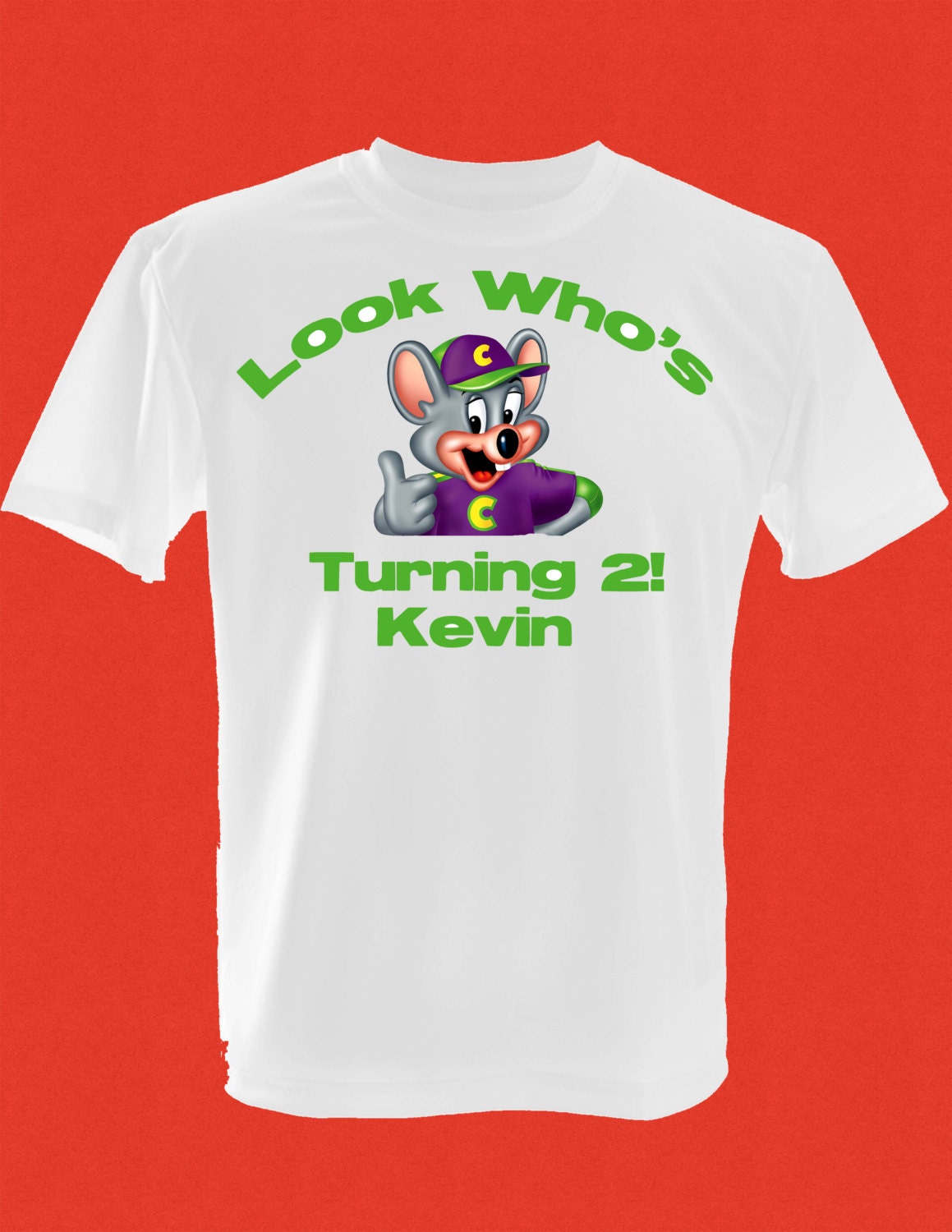 chuck e cheese birthday shirt