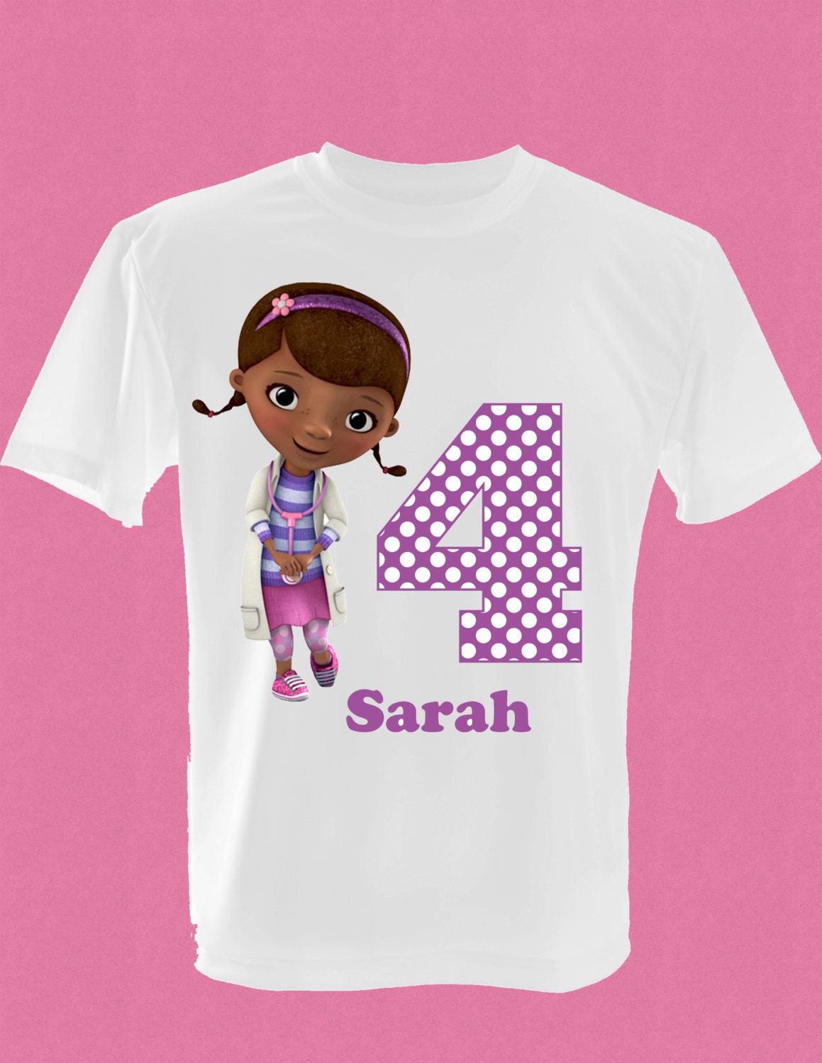 doc mcstuffins custom birthday shirt