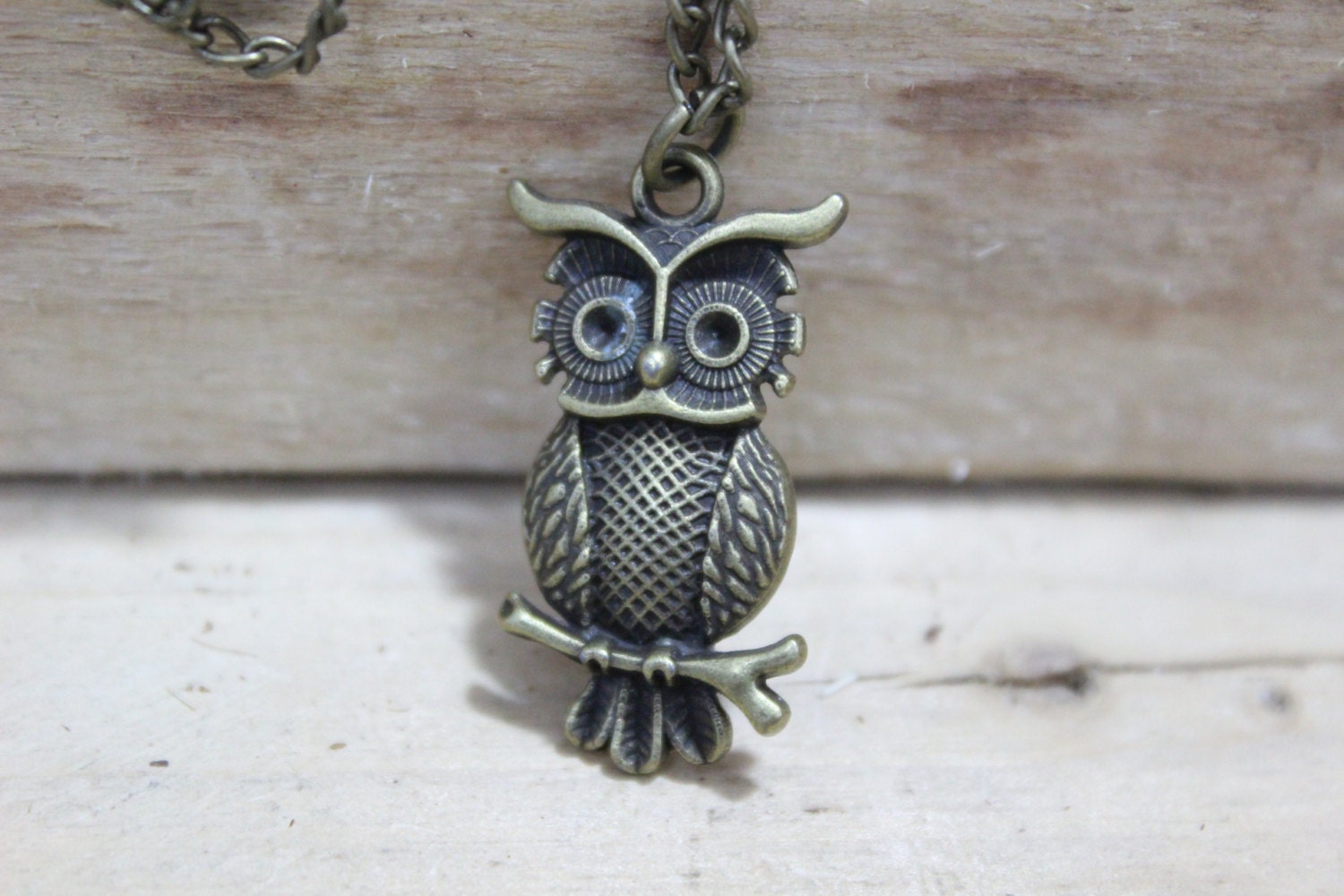 Harry potter jewelry brass owl Pendant Necklace Fashion Jewelry