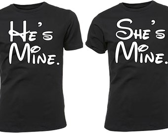 she's mine and he's mine shirts