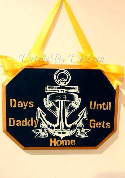 Loved one military countdown wall hanging  - DetailsByDeLuca