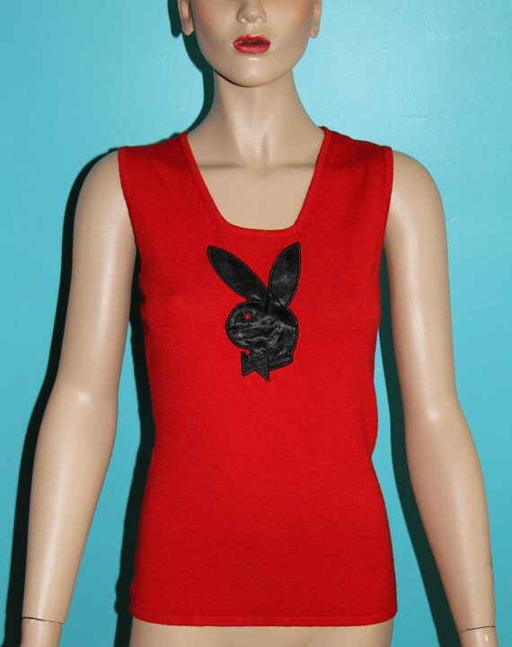 Playboy Bunny Sweater Vest by JUNKKYARD on Etsy