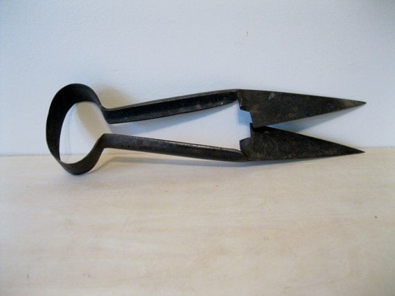 Antique Sheep Shears Rustic Primitive Tools by Suite22 on Etsy
