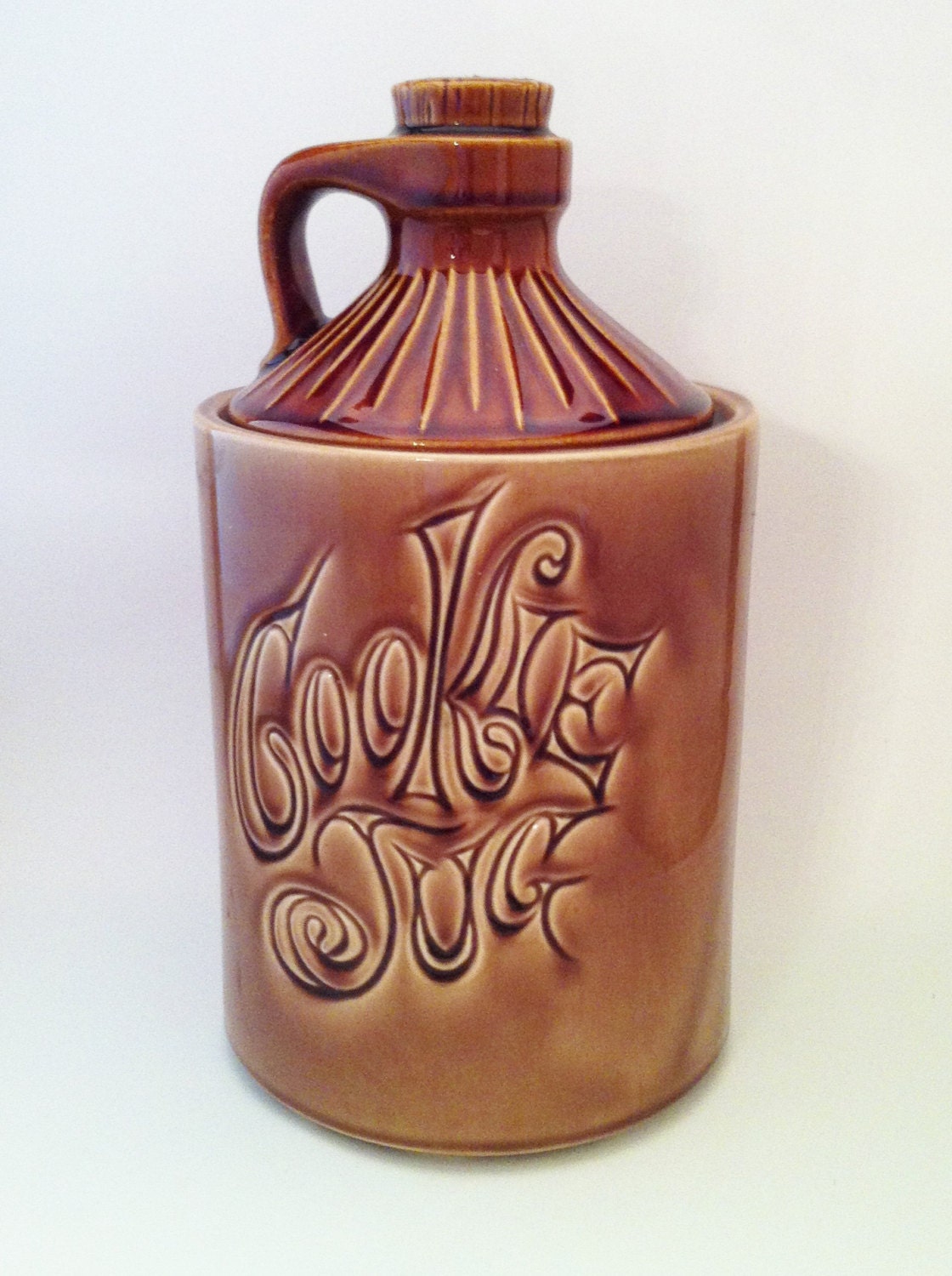 Vintage McCoy Pottery Cookie Jug Cookie Jar Mid by Comforte