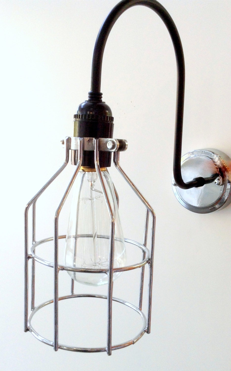 Applique applique luce in stile industriale di LightCookie su Etsy