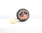 Pirate Pill Box - Pirate Non Toxic Vitamin Box - Tooth Fairy Box for Boys - WalterSilva