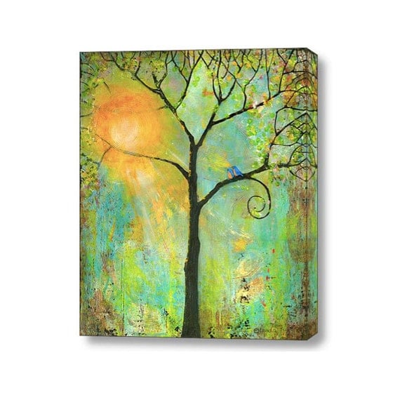 Large Wall Art Stretched Canvas Print 16X20 or by blendastudio