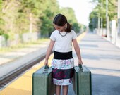 Girls ADVENTURE London Underground Print Skirt... Limited Edition Sizes 2t through 14