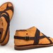 Special-ANANIAS Roman Greek leather Sandals, brown size 5 (EU size 35)