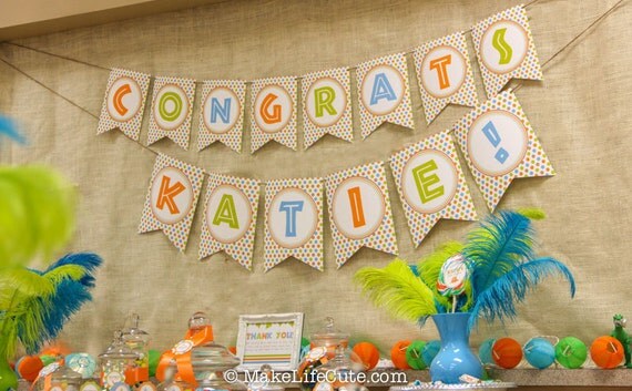 DINOSAUR - Printable Square Flag Banner - Baby Shower - DIY Dino Baby Collection - by Make Life Cute Il_570xn