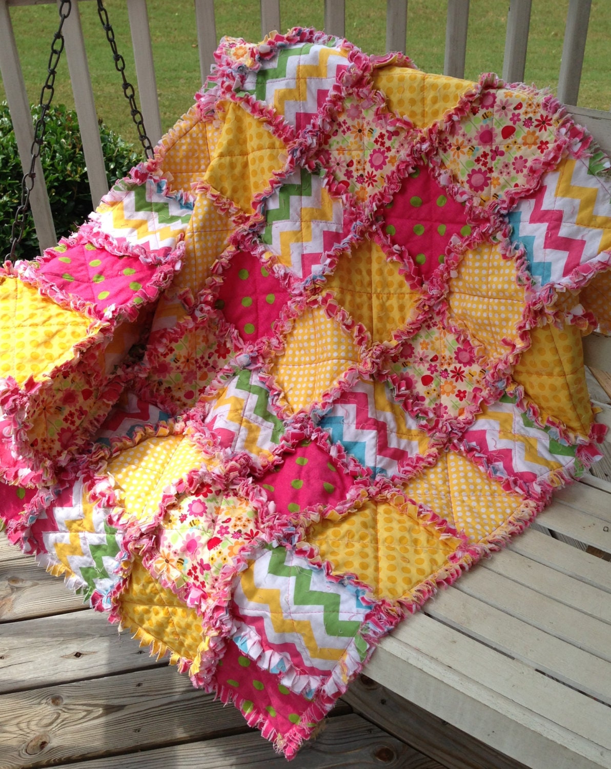 items-similar-to-rag-quilt-small-baby-crib-size-42-x-36-custom-made-to-order-on-etsy