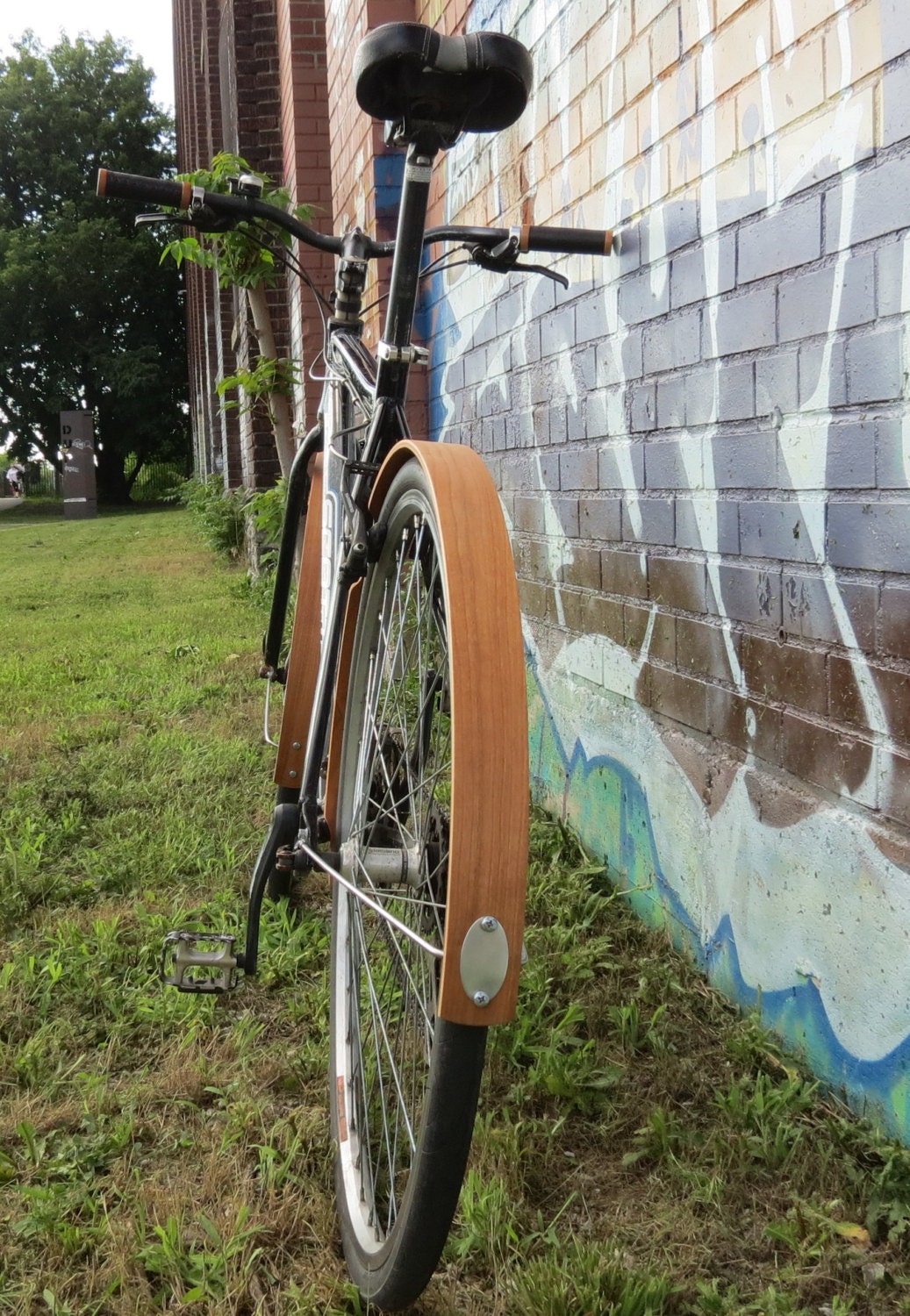 Wooden Bike Fender set by offcutstudio on Etsy