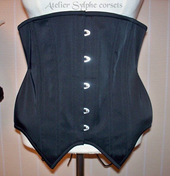 Men Waist cincher underbust corset in by AtelierSylphecorsets
