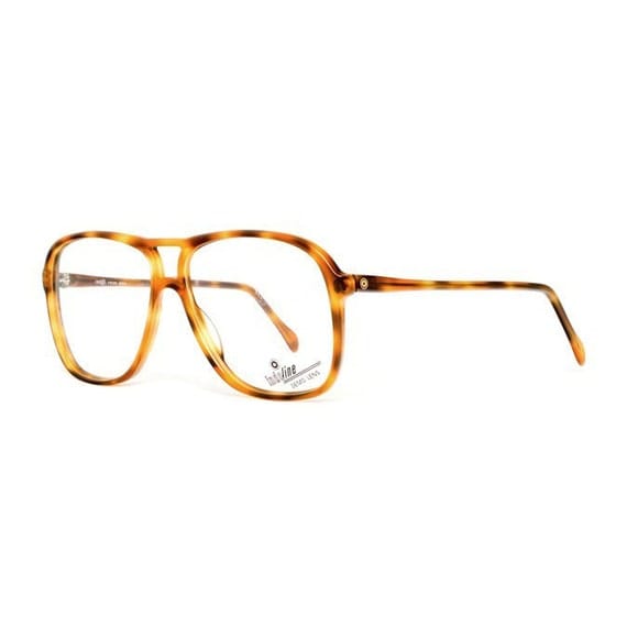 Aviator Shell Brown Tortoise Vintage Eyeglasses By Modvintageshop