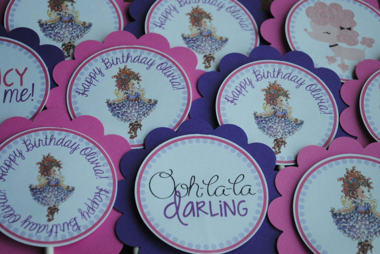 Fancy Nancy Cupcake Toppers By Mlf465 On Etsy fancy-nancy-cupcake-toppers-by-mlf465-on-etsy