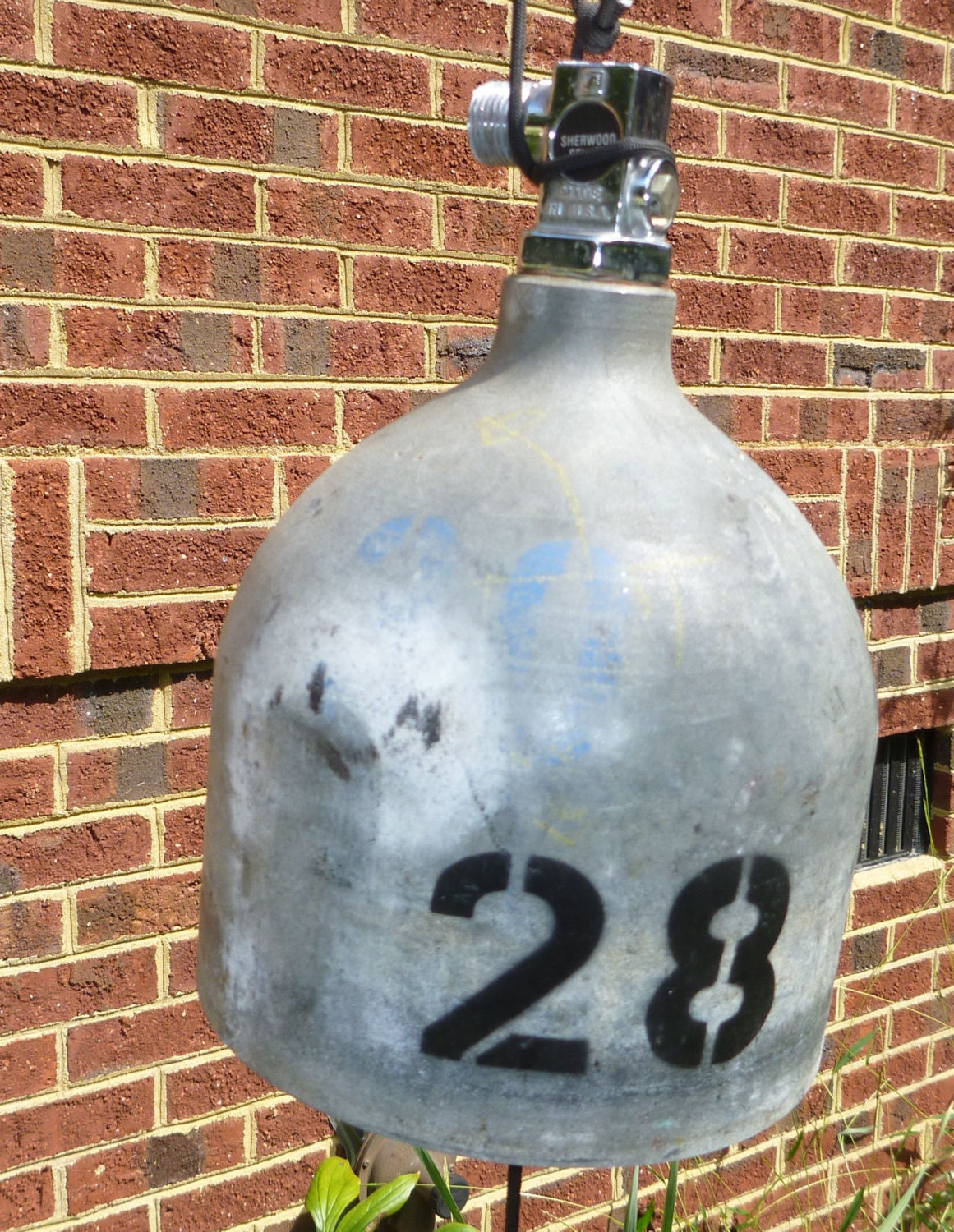 Items similar to Scuba diver diving tank bell wind chime gong on Etsy
