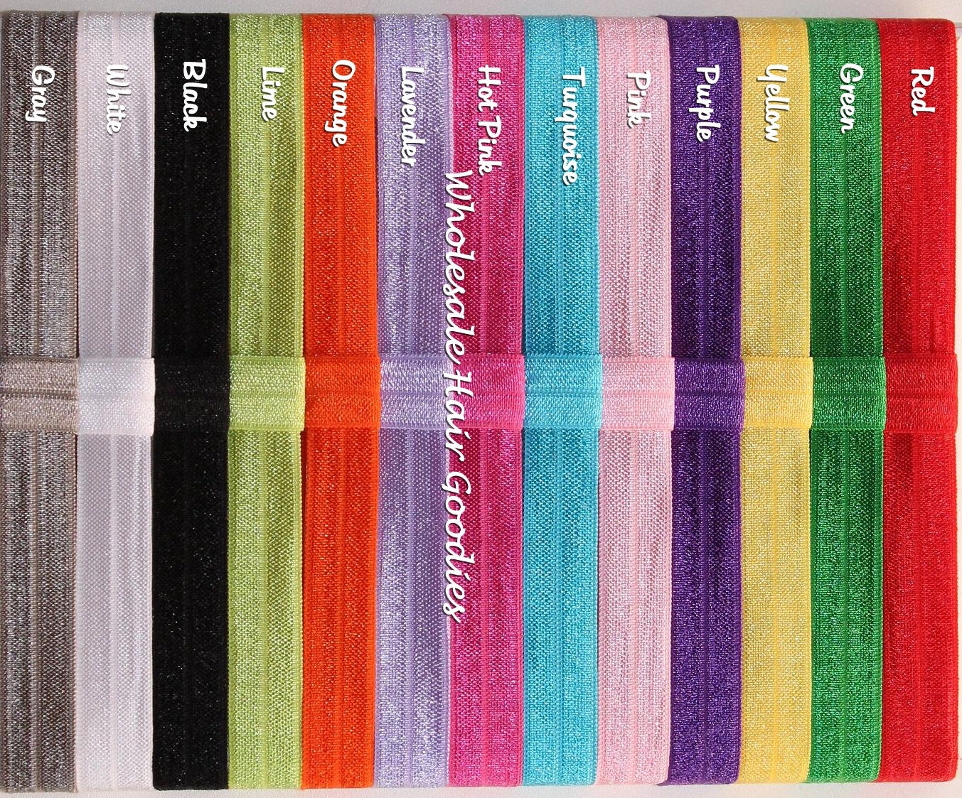 Fold Over Elastic Headbands Set of 6 YOU by WholesaleHairGoodies