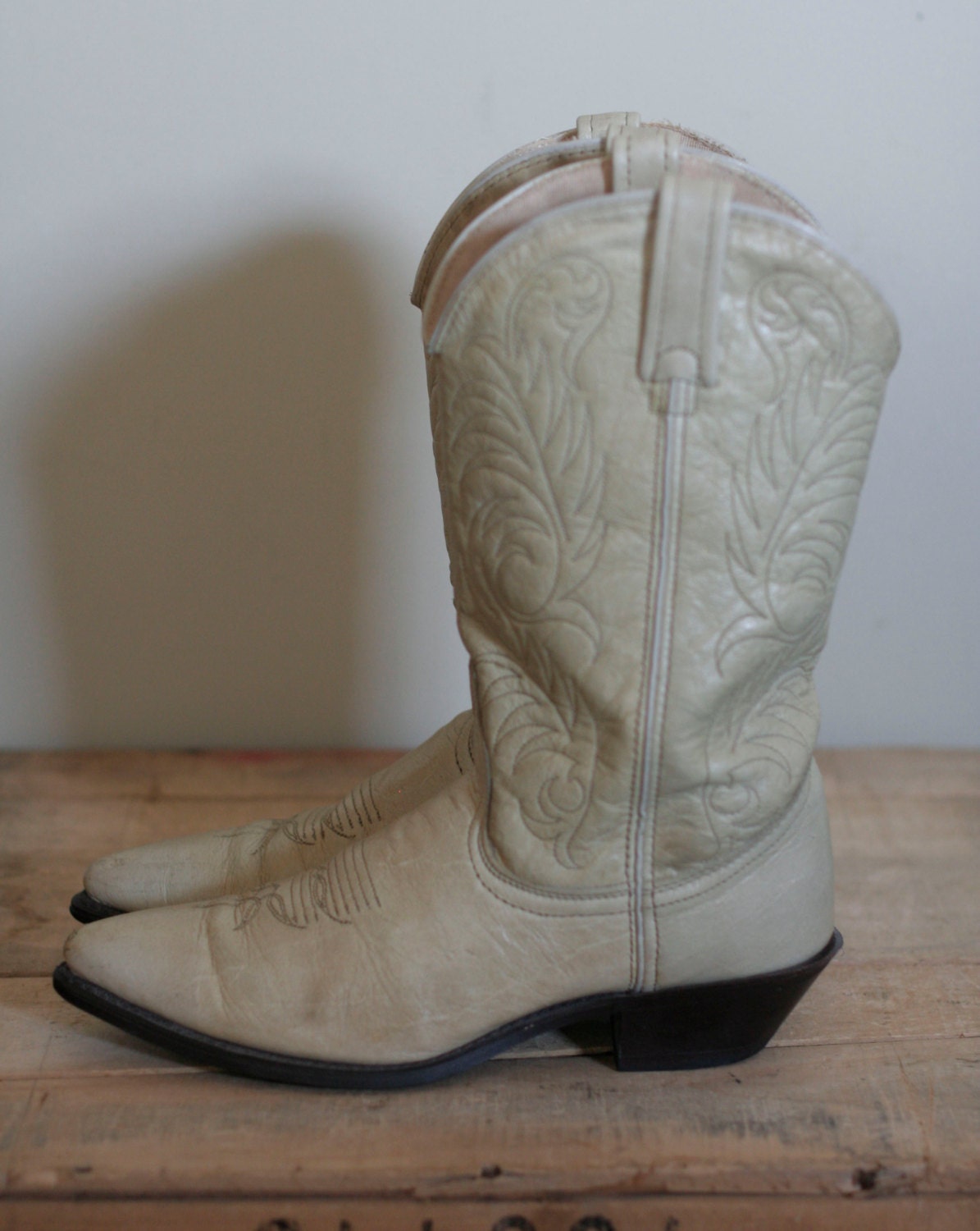 vintage acme cowboy boots men's size 8 by TomTomVintage on Etsy
