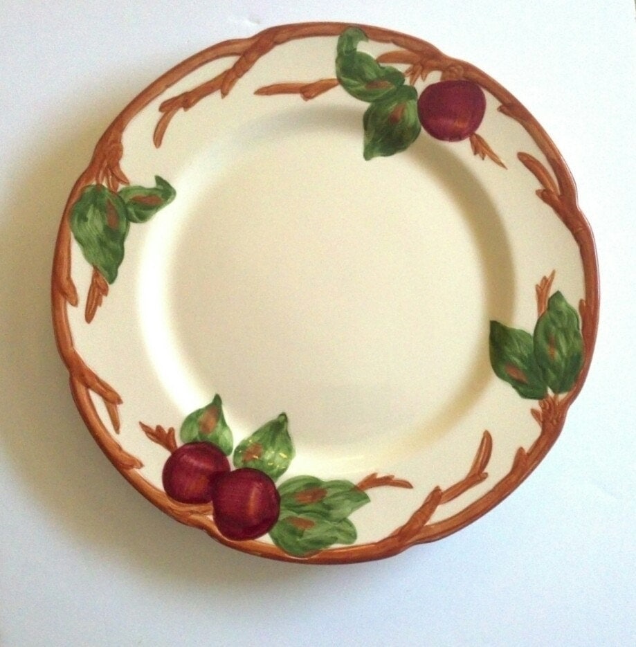 Franciscan Ware Apple Pattern 10 5/8 Plates by PerfectYesterdays