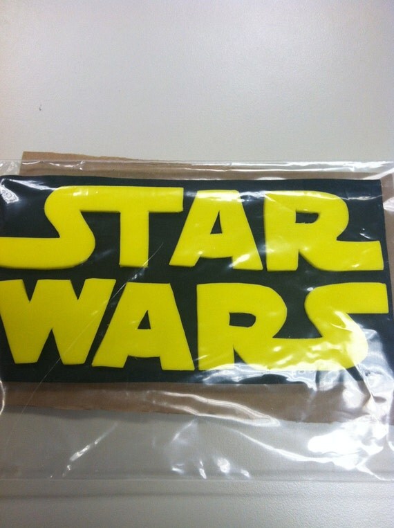 Star "Jedi" Wars cake Topper Logo Il_570xn