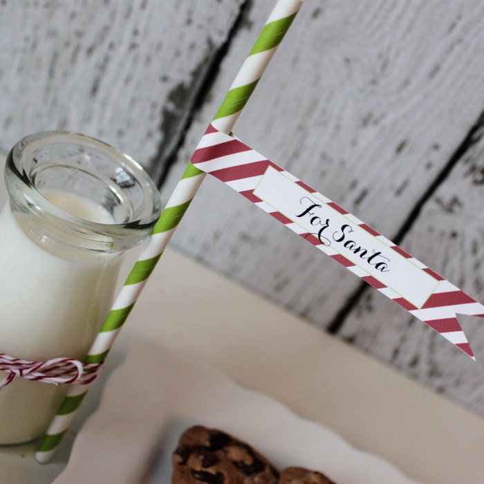 North Pole Printable Straw Flags : Printable Party Designs by The Tiny Tiara Il_570xn