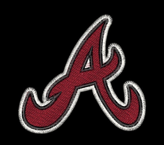 Atlanta Braves A 3 Sizes Pattern In Machine By Cherie4embroidery