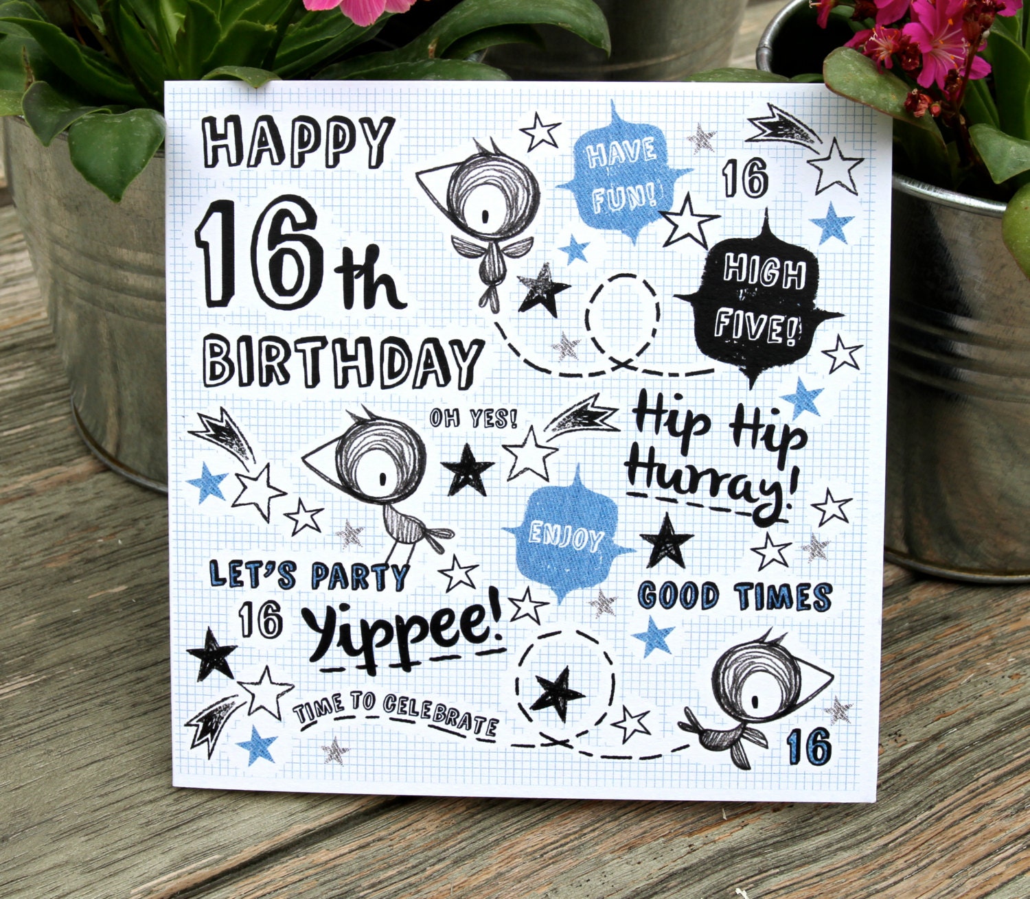 16th Birthday Card Printable Free