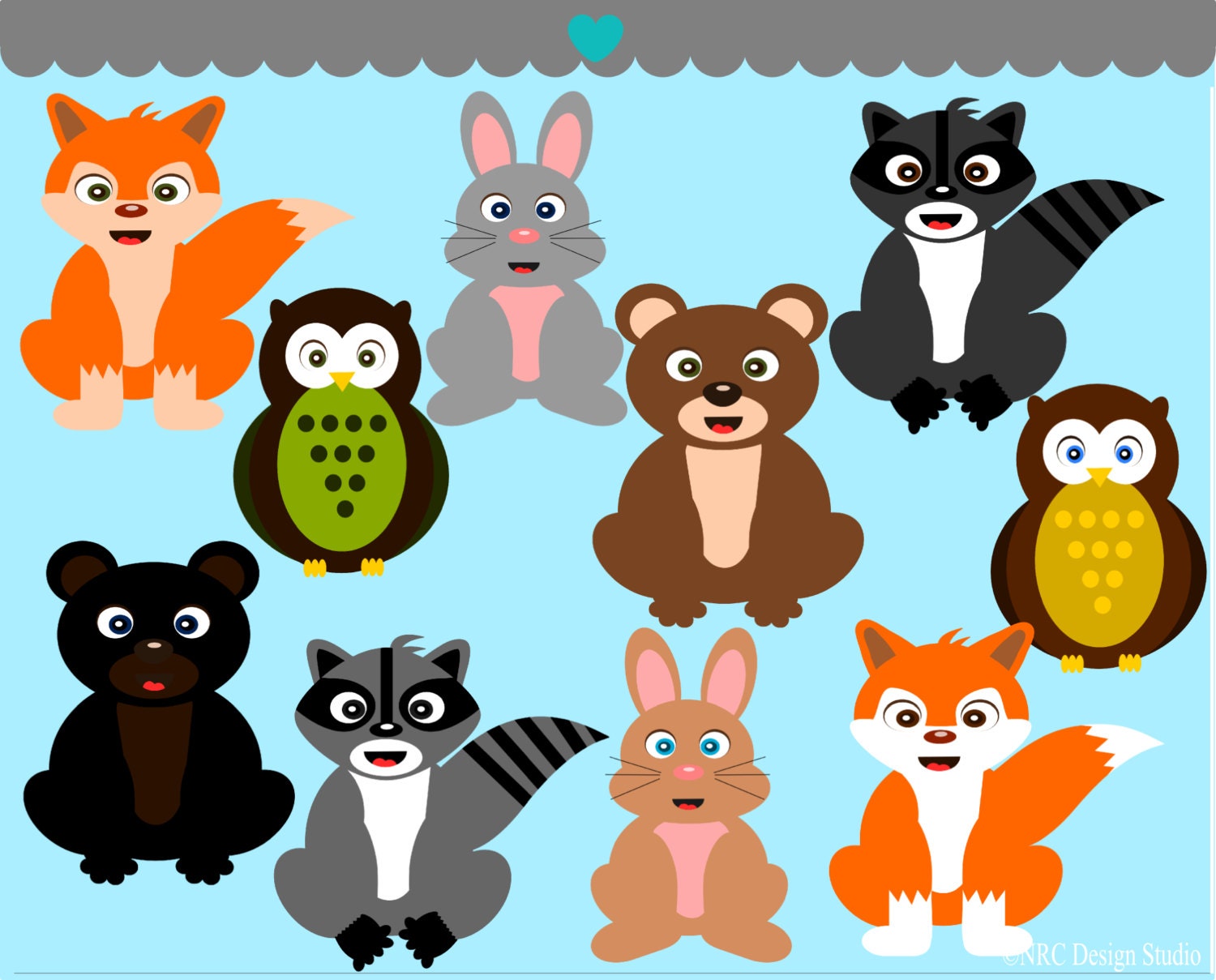 clipart forest animals - photo #22