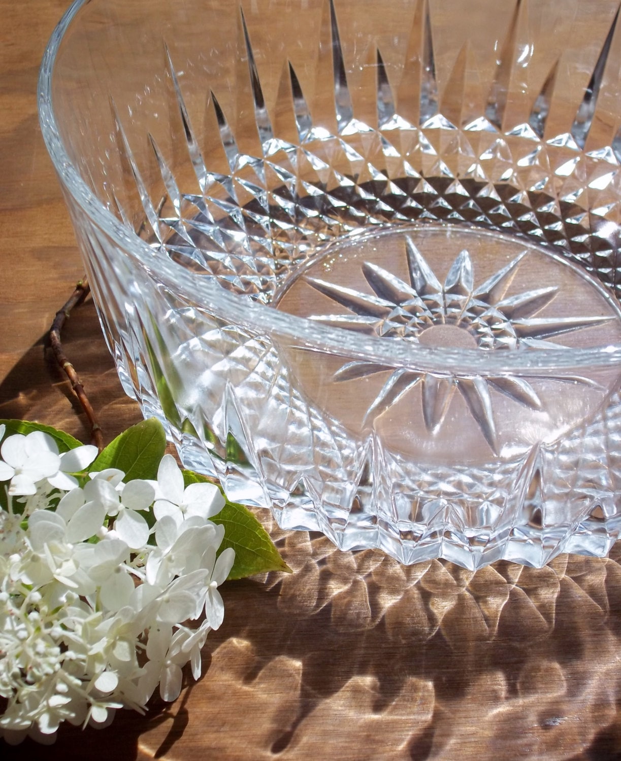 Items Similar To Vintage Clear Pressed Glass Salad Fruit Bowl Arcoroc Usa Entertaining