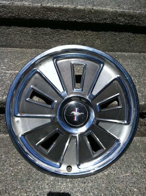 1966 Mustang Original 14 inch Hubcap by Deco2Go on Etsy