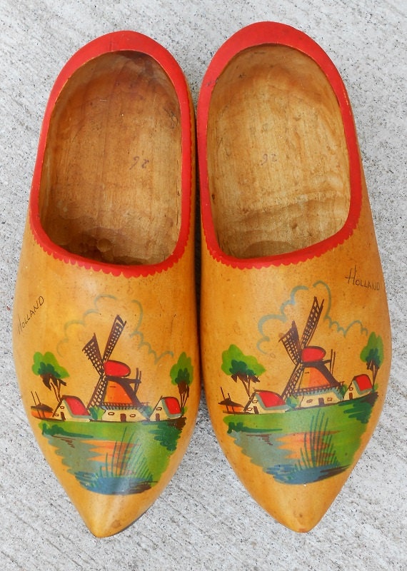 Dutch Wooden Shoes - Vintage - Holland