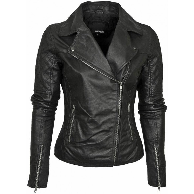 Black Biker Jacket Women