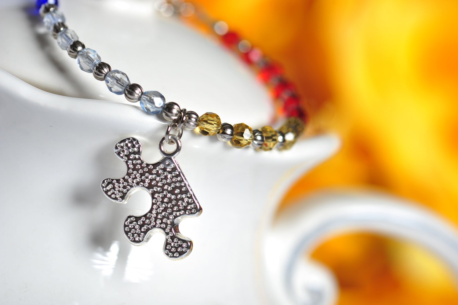 Celestial Crystals Autism Bracelet - Autism Color Crystals - Free Shipping - CreativeDesignsByEJ