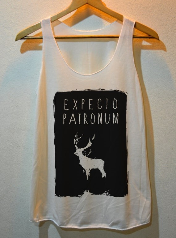 Harry Potter Magical witchcraft Expecto Patronum Tank Top Vest Ladies Freesize