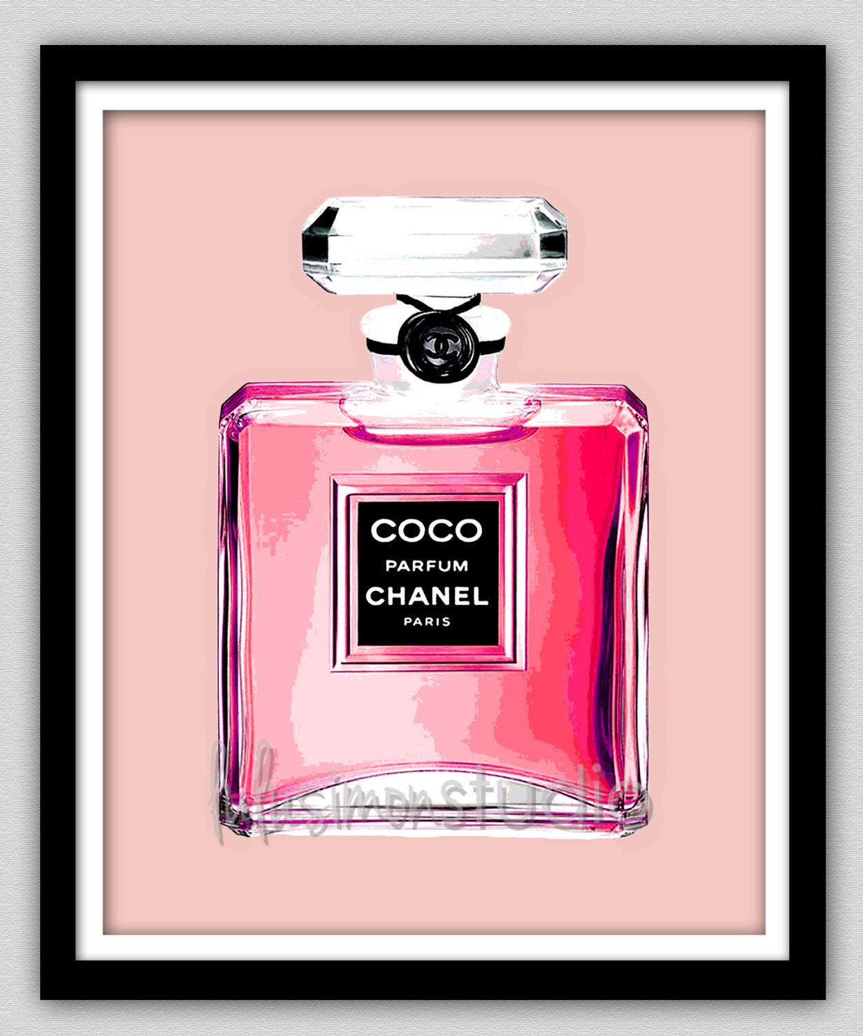 Wall Decor - Chanel - Chanel Print - Modern Home Decor - Chanel Perfume - Home Decor - Chanel Wall Art - COCO Chanel
