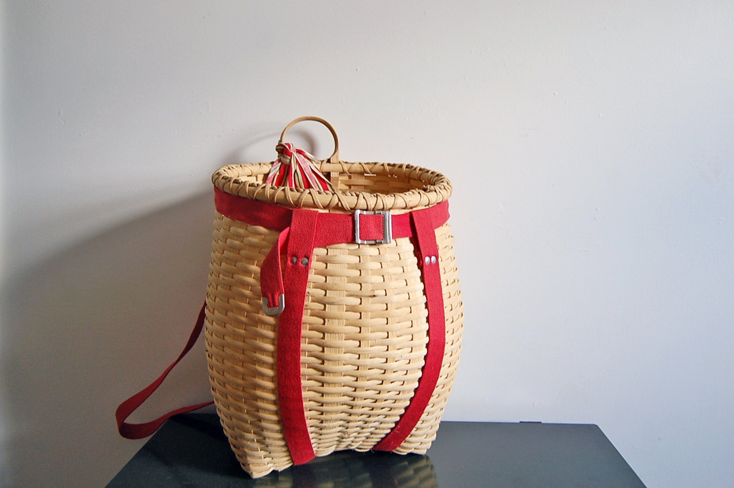 Vintage Adirondack Basket Backpack by Houseworking on Etsy