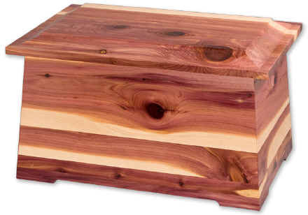 Cedar Sonata Wood Cremation Urn