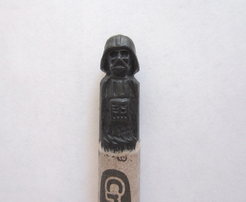 Star Wars Darth Vader carved crayon