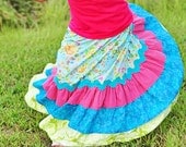 Maxi Skirt for Little Girls with Lots of Twirl - pinkmouse