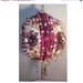 CIJ Sale: OOAK Vintage Jewelry Ornament - Pink & Purple Rhinestones, Swarovski Crystals