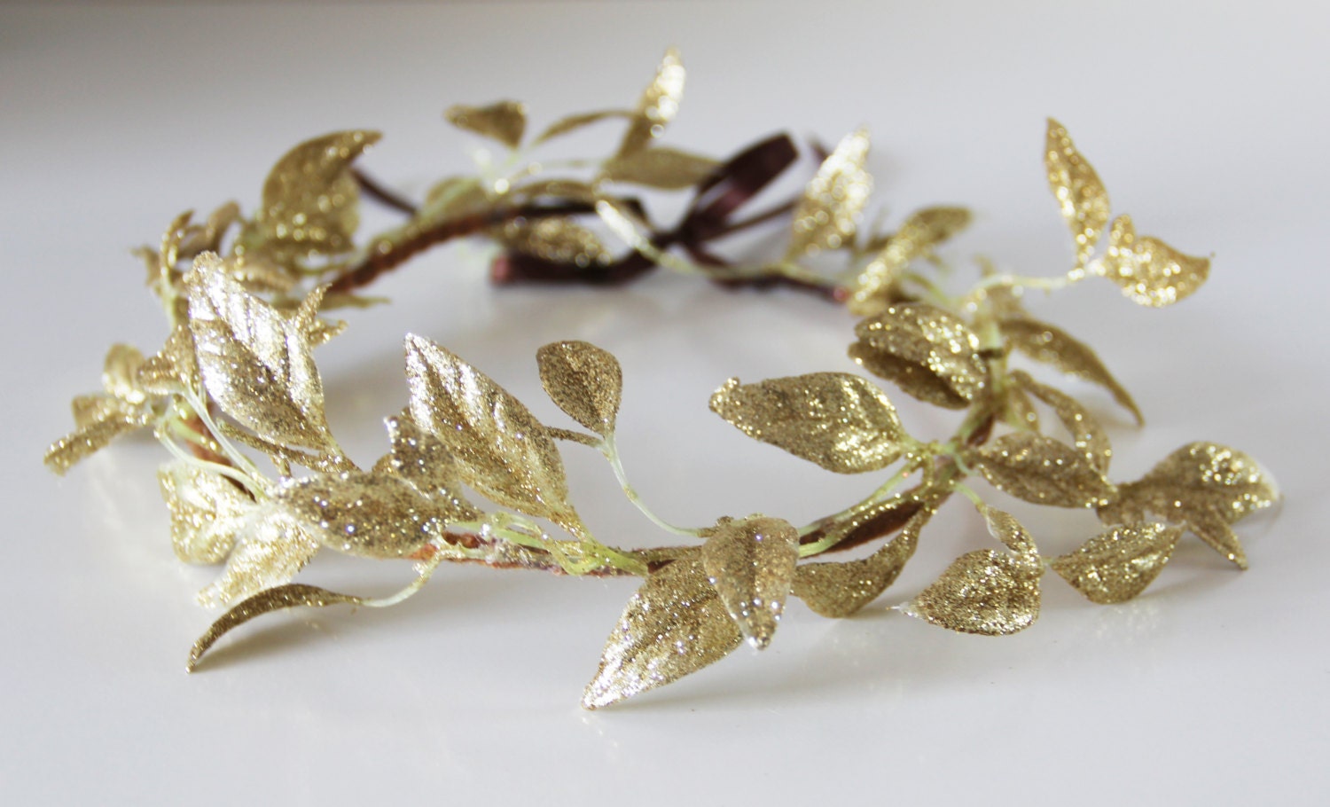 Items similar to Gold Leaf Crown Greek Goddess Tiara Goddess Headband